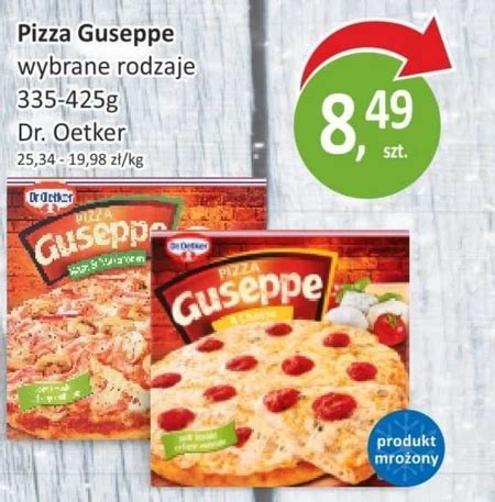 Dr Oetker Guseppe Pizza Sery Z Pikantnym Sosem Pomidorowym G