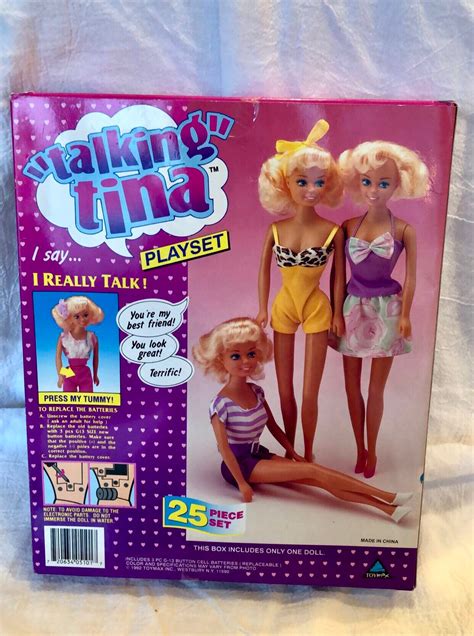 Vintage 1992 Toymax Talking Tina Playsettalking Tina Etsy Canada