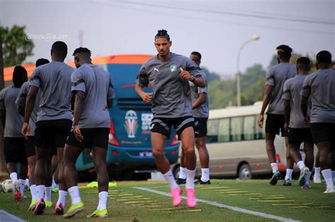 CAN 2023 Séance d entraînement des Éléphants avant le match contre la