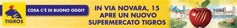 In Via Novara Apre Un Nuovo Supermercato Tigros Tigros