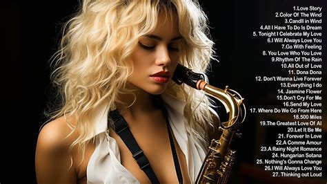 Top 100 Romantic Saxophone Love Song Instrumental Collection Greatest Hits Love Songs Ever