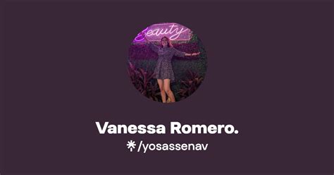 Vanessa Romero Twitter Instagram Linktree