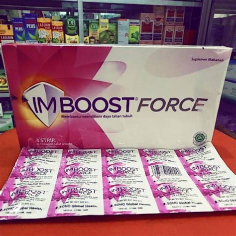 Jual Imboost Force Tablet Harga 1 Strip Shopee Indonesia