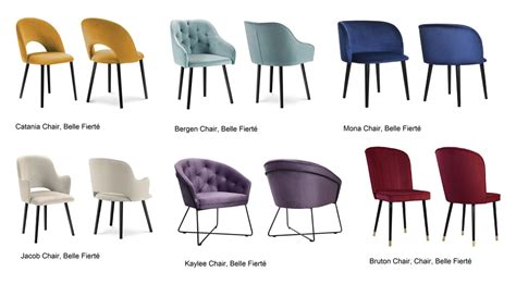 Types Of Dining Chairs To Suit Your Interior Belle Fierté