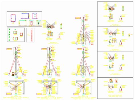 Torre De Telecomunicaciones En Autocad Cad Kb Bibliocad