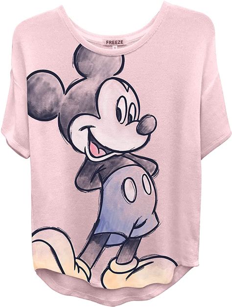 Disney Ladies Mickey Mouse Fashion Shirt - Ladies Classic Mickey ...