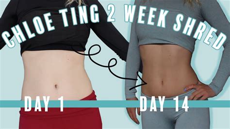 Abs In 2 Weeks I Tried The Chloe Ting Shred Um It Worked Youtube