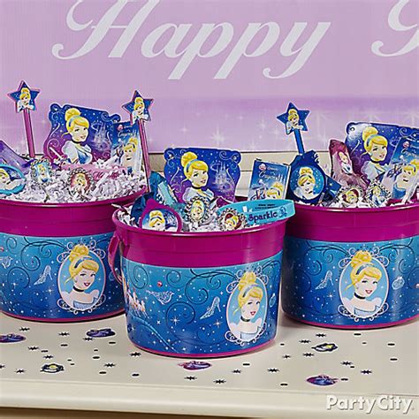 Cinderella Favor Bucket Idea Favor Ideas Cinderella Party Ideas