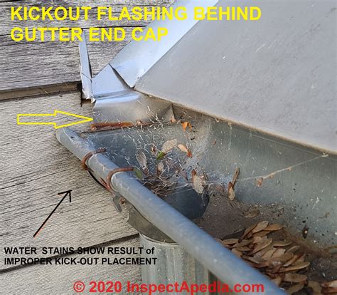 Kickout Flashing On Roofs Diverter Flashing Assures Proper Drainage At