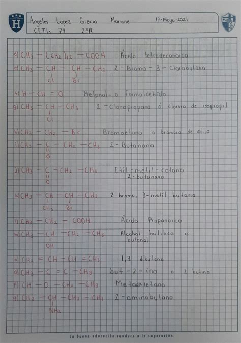 SOLUTION Funciones Quimicas Organicas Formulas Semidesarrolladas