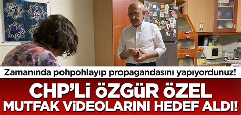 Zamanında pohpohluyordunuz Özgür Özel den Kılıçdaroğlu na mutfak