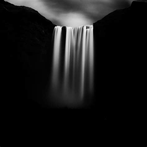 Stark Black and White Photographs of Waterfalls by Massimo Margagnoni ...