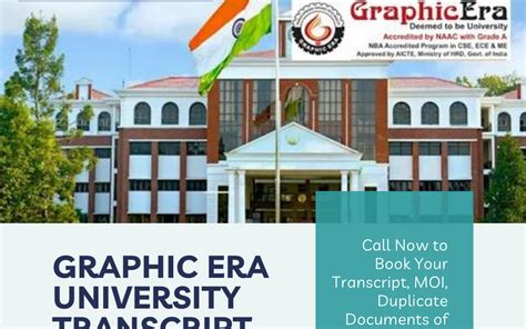 Graphic Era University Transcript Online - Online Transcripts