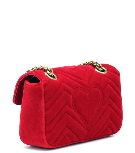 Gucci Marmont Red Velvet Bag Literacy Basics