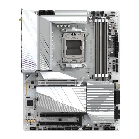 Gigabyte X670e Aorus Pro X Motherboard Manual Manualslib