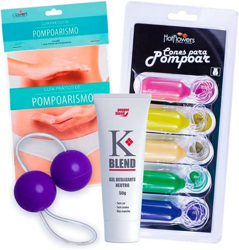 Kit Pompoarismo Cones De Pompoar Guia Kit Iniciante Sex Shop