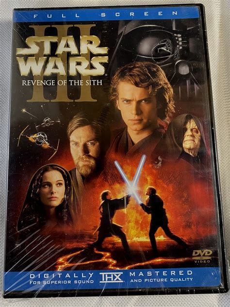 Star Wars Episode III 3 Revenge Of The Sith DVD New Old Etsy