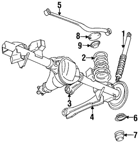 Jeep Grand Cherokee Rear Suspension Diagram