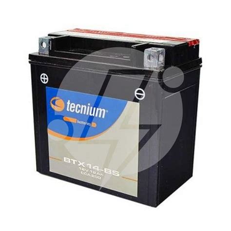 Bateria Moto YT14B BS AGM Precio Tecnium 12V 12Ah