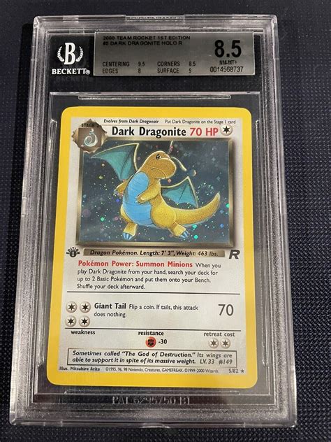 Mavin St Edition Dark Dragonite Team Rocket Holo Pokemon