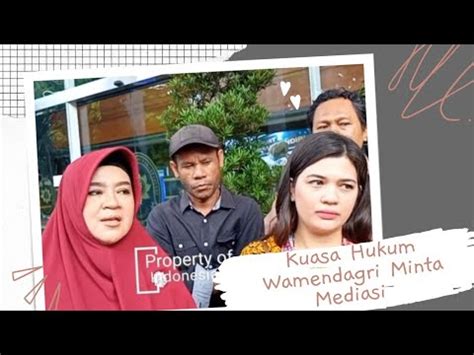 Wamendagri Gugat Perempuan Cantik Ini Anak Siapa Tolong Temui Kami