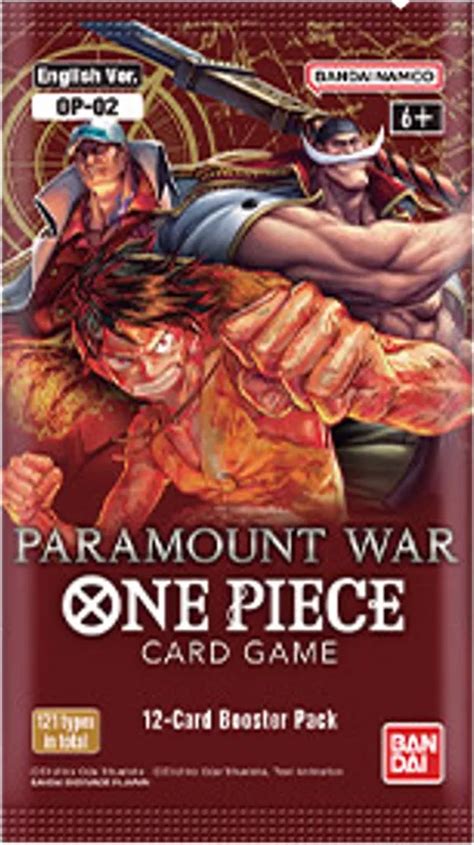 Paramount War Booster Pack OnePiece Gg