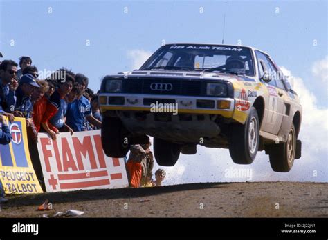 Stig Blomqvist (SWE) Bjorn Cederberg (SWE) Audi Sport Quattro GrB Audi ...