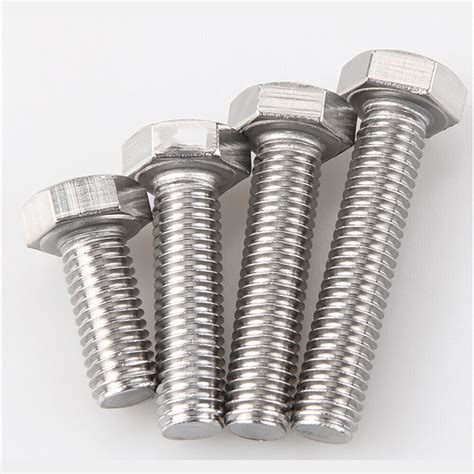 Fine Pitch Bolts Hexagon Fully Threaded Set Screws A Stainless Steel