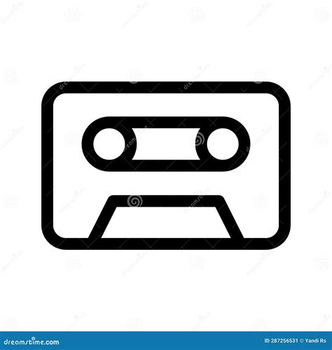 Cassette Icon Vector Symbol Design Illustration Stock Vector Illustration Of Obsolete Worn