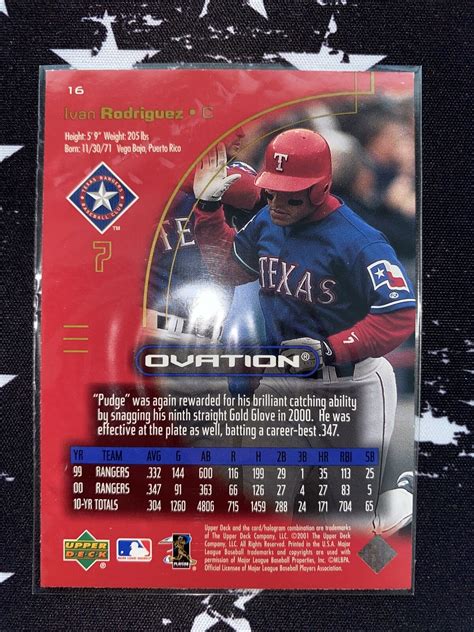 Upper Deck Ovation Ivan Rodriguez Ebay