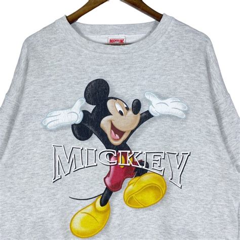 Vintage 90s Disneyland Mickey Mouse Sweatshirt Crewne Gem