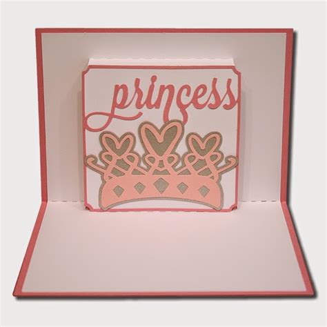 Bits of Paper: A2 Textured Tie Cards + Princess Pop-Up Card!