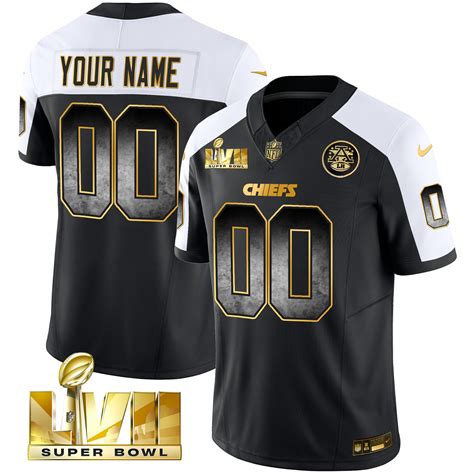 Chiefs Gold Arch Smoke Vapor Custom Jersey - All Stitched - Hypefavo Store