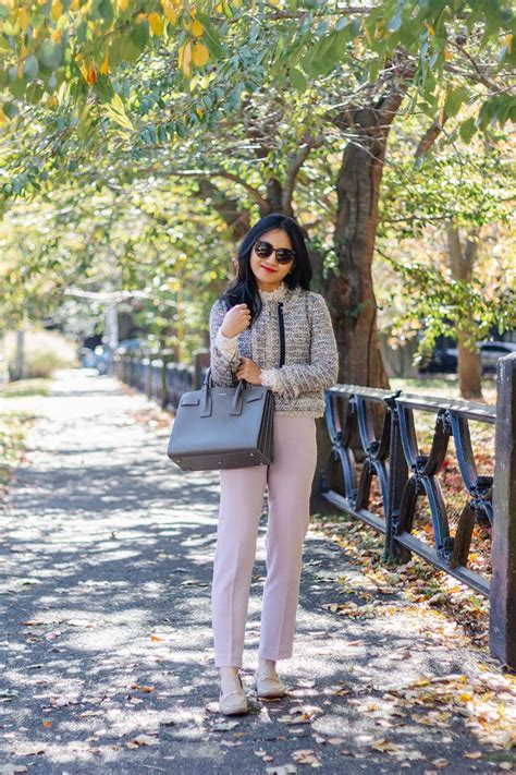 Fall Lilac J Crew Kate Straight Leg Pant Review Elle Blogs