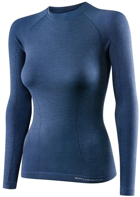 Bluza Termoaktywna Brubeck Koszulka Damska Merino Wool Termiczna Active