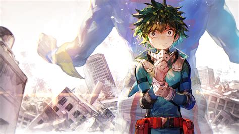 My Hero Academia Izuku Midoriya Fighting 4k Hd Wallpapers Hd Wallpapers