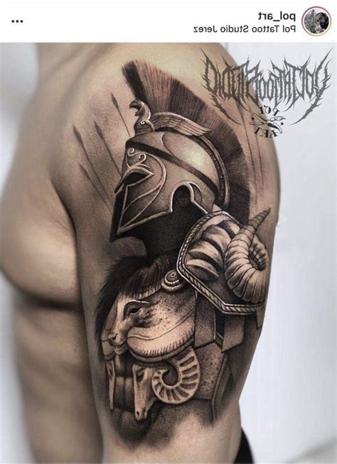 Pin by Quốc Phạm on A hình xăm cho khách Spartan tattoo Gladiator