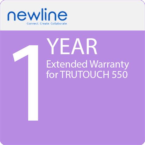 Newline 1 Year Extended Warranty For Trutouch 550 Epr8a00155 001