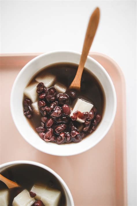 Japanese Zenzai Recipe Sweet Red Bean Soup Veggiekins Blog