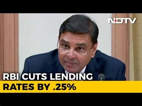 Rbi Cuts Repo Rate To Year Low Of Loans Could Get Cheaper Youtube