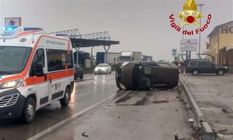 Montecchio Maggiore Scontro Tra Auto Due Feriti Video Vicenzareport