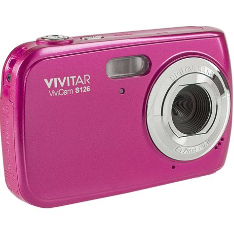 Vivitar Vivicam S Digital Camera Pink Digital Point Shoot