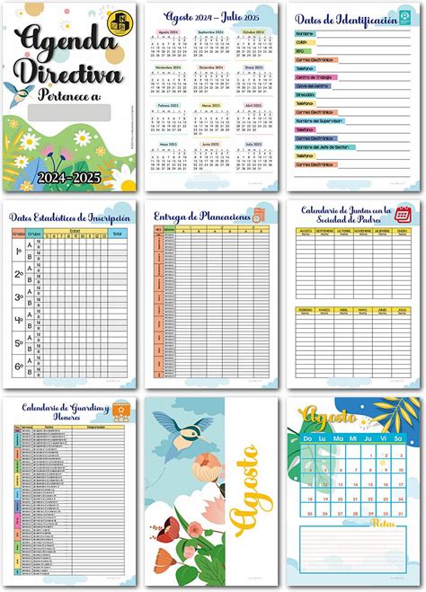 Agenda Sencilla Para Imprimir Gratis