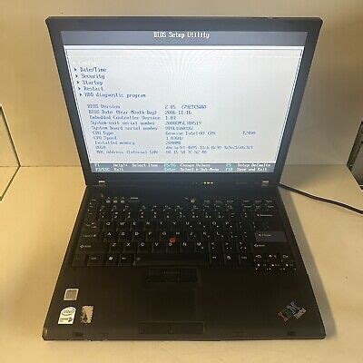 Ibm Lenovo Thinkpad T Intel Gb Ram Laptop Notebook Read