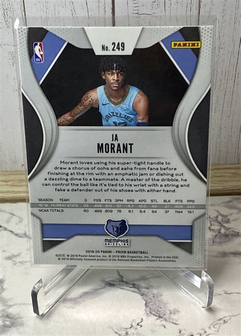 NBA 2019 20 Panini Prizm Basketball cards Ja Morant RC ルーキーカード Memphis