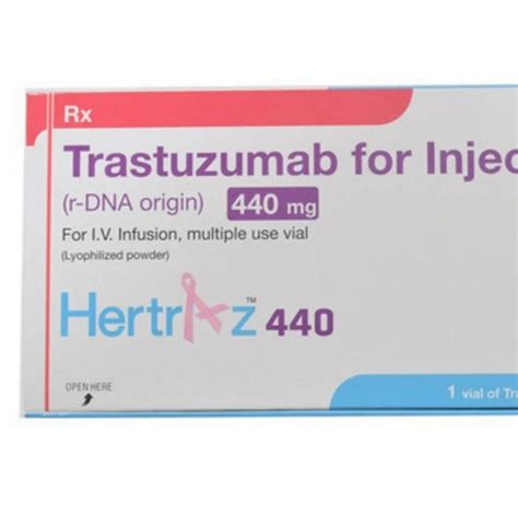 440mg Hertraz Trastuzumab For Injection At Rs 30000 Piece Trastuzumab