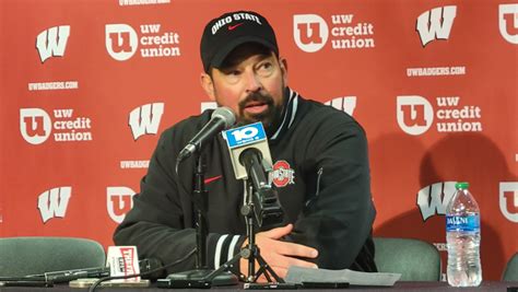 Postgame Updates Ryan Day Buckeyes Talk Win Over Wisconsin Buckeye