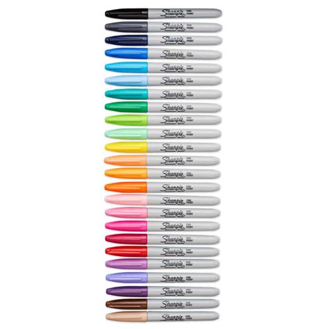 Sharpie Permanent Classic Fine Marker 24x Pack Suitup Art Supplies