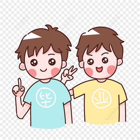 Two Boys Clip Art