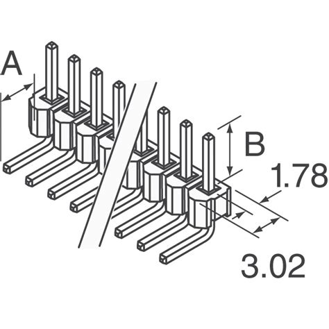 TSW 104 08 G S RA Samtec Inc Connectors Interconnects DigiKey